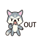 Huskies puppy(So into the cute dog)（個別スタンプ：31）