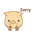Little-Pig-Brother(Version 1_English)（個別スタンプ：7）