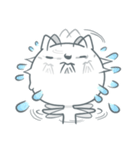 白猫ぷるぷる（個別スタンプ：4）