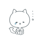 白猫ぷるぷる（個別スタンプ：11）