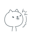 白猫ぷるぷる（個別スタンプ：22）
