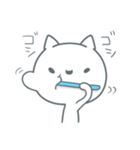 白猫ぷるぷる（個別スタンプ：33）