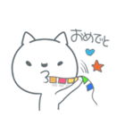 白猫ぷるぷる（個別スタンプ：36）