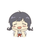 みつあみとショート（個別スタンプ：8）