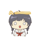 みつあみとショート（個別スタンプ：14）