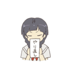みつあみとショート（個別スタンプ：39）