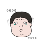 しゃべる変な顔（個別スタンプ：40）