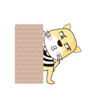 Cute Yellow Cat（個別スタンプ：5）