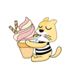 Cute Yellow Cat（個別スタンプ：8）