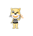 Cute Yellow Cat（個別スタンプ：20）