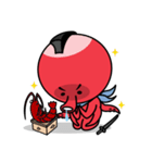 タコ侍とイカ忍者（個別スタンプ：6）