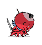 タコ侍とイカ忍者（個別スタンプ：12）