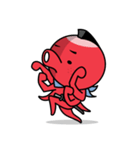 タコ侍とイカ忍者（個別スタンプ：13）