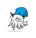 タコ侍とイカ忍者（個別スタンプ：17）