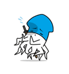 タコ侍とイカ忍者（個別スタンプ：18）