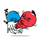タコ侍とイカ忍者（個別スタンプ：36）