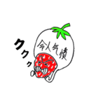 Pretty sticker of strawberry daifuku（個別スタンプ：39）