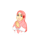 Hijab Muslim Girl - Fona（個別スタンプ：1）