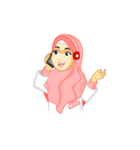 Hijab Muslim Girl - Fona（個別スタンプ：8）