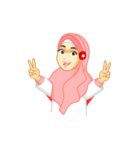 Hijab Muslim Girl - Fona（個別スタンプ：11）