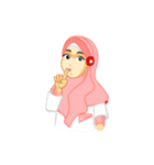 Hijab Muslim Girl - Fona（個別スタンプ：13）