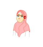 Hijab Muslim Girl - Fona（個別スタンプ：14）