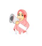 Hijab Muslim Girl - Fona（個別スタンプ：15）