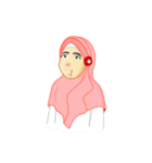 Hijab Muslim Girl - Fona（個別スタンプ：16）