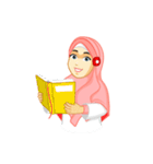 Hijab Muslim Girl - Fona（個別スタンプ：17）