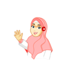 Hijab Muslim Girl - Fona（個別スタンプ：20）