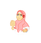 Hijab Muslim Girl - Fona（個別スタンプ：27）