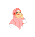 Hijab Muslim Girl - Fona（個別スタンプ：30）