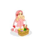 Hijab Muslim Girl - Fona（個別スタンプ：31）