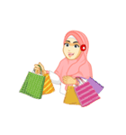 Hijab Muslim Girl - Fona（個別スタンプ：33）