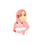 Hijab Muslim Girl - Fona（個別スタンプ：37）