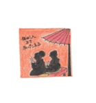 おふじさんとあかねさんときなこ（個別スタンプ：2）