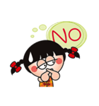 Young QQ sister is too tired to talk！（個別スタンプ：11）