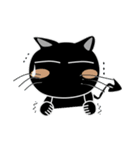 黒猫ハッピー（個別スタンプ：27）