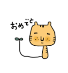 こけしにゃんこ（個別スタンプ：10）