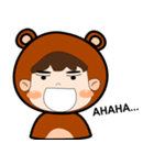 Cute Bear 'J'（個別スタンプ：6）