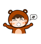 Cute Bear 'J'（個別スタンプ：9）