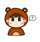 Cute Bear 'J'（個別スタンプ：11）