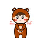 Cute Bear 'J'（個別スタンプ：13）