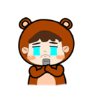 Cute Bear 'J'（個別スタンプ：14）