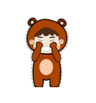 Cute Bear 'J'（個別スタンプ：17）