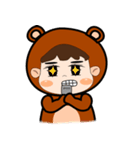 Cute Bear 'J'（個別スタンプ：23）