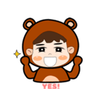 Cute Bear 'J'（個別スタンプ：29）