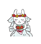 ☆うさぎとねこ☆（個別スタンプ：6）