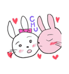☆うさぎとねこ☆（個別スタンプ：7）