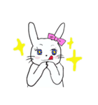 ☆うさぎとねこ☆（個別スタンプ：12）